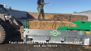 Spreadabales HR straw spreading machine [upl. by Enitsirhk]