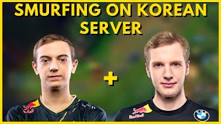 Jankos and Caps Duoq With Voice Chat on Korean Servers [upl. by Oiratno]