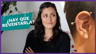 ¿Debes REVENTAR la famosa bolita 🤔 Te explico sobre los quotqueloidesquot  Piercings [upl. by Coleen818]