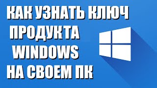 Как узнать ключ Windows на своем ПК ноутбуке [upl. by Htor]