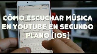 Cómo escuchar música GRATIS en YouTube en segundo plano iOS  iPhone iPad [upl. by Lidstone497]