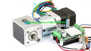 고성능 Nema 17 베벨감속기어 BLDC모터 Bevel Gear BLDC Motor  BG42BL4241 [upl. by Arndt722]