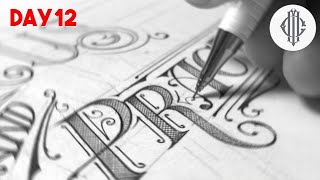 SATISFYING HAND LETTERING DRAWING LETTERING WITH A PENCIL [upl. by Ellitnahc164]