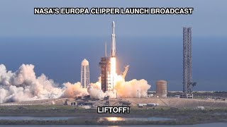 NASAs Europa Clipper Mission Liftoff [upl. by Affrica]