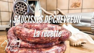 RECETTE  Saucisses de chevreuil [upl. by Adhern]