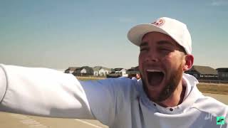 Dude Perfect ‘Airplane Stereotypes’ “Rage Monster” but in reverse [upl. by Yand]