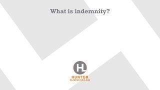 What is indemnity [upl. by Pigeon460]