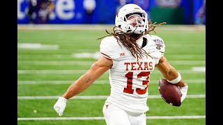 Jordan Whittington  Wide Receiver  Texas  2023 Highlights  2024 NFL Draft [upl. by Ylliw394]