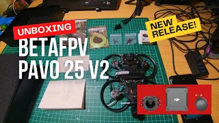 BetaFPV Pavo25 V2 Video Unboxing [upl. by Imelida]