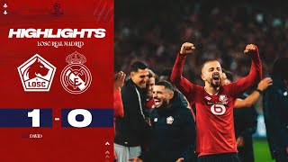 HIGHLIGHTS  Le LOSC fait tomber le Real Madrid 10 en Champions League 🏆😍 [upl. by Enaillil]