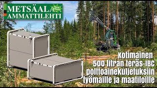 Flatcube  kotimainen ratkaisu työmaiden vaivattomiin polttoainekuljetuksiin [upl. by Eelyma962]