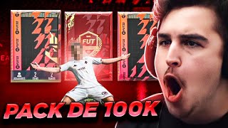 PRIMEIRA RECOMPENSA COM PACK DE 100K NA FINAL DA WL NA RAÇA FIFA 22 [upl. by Matronna]