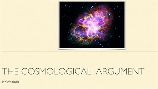 The Cosmological Argument [upl. by Maurene849]