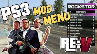 COMO USAR MOD MENU NO PS3 GTA REV BLES \ BLUS [upl. by Prowel]