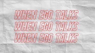 KALLITECHNIS  EGO TALK lyric video [upl. by Mortie]