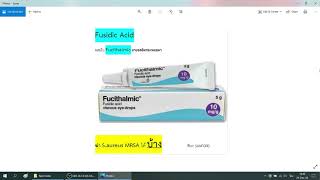 ให้ภาพเล่าเรื่อง Fusidic Acid ผสมใน Fucithalmic ยายอดฮิตหมอตา ฆ่า Saureus MRSA ได้ บ้าง [upl. by Hazen]