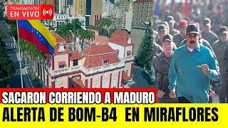 SACARON CORRIENDO A NICOLAS MADURO DE MIRAFLORES LERTA VENEZUELA MARIA CORINA ACTIVA PLAN [upl. by Cyb]