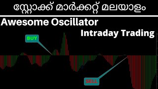 Awesome Oscillator For Day Trading MALAYALAM [upl. by Shiff170]