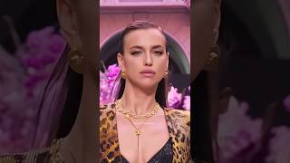 The women she is🔥 fashion runway model irinashayk shorts versace [upl. by Bolling]