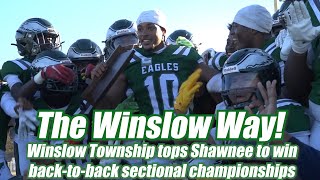 Winslow Township 32 Shawnee 8  HS Football  South Group 4 Final  Cam Miller 2 TDs [upl. by Aney299]