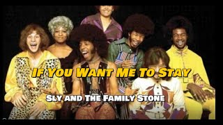 If You Want Me To Stay  Sly and The Family Stone lyrics ENGSPA [upl. by Ferino]