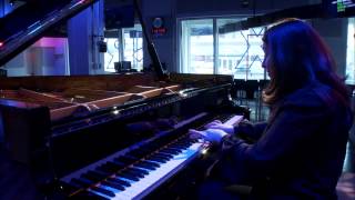 Simone Dinnerstein WQXR Google Hangout Bachs Invention No 8 in F Major [upl. by Sykes]