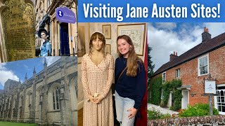 Visiting Jane Austen Sites  Bath Janes House in Chawton amp Her Grave [upl. by Schou]