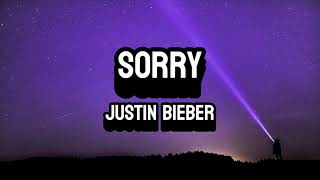 Justin Bieber  Sorry Lyrics [upl. by Enrica]