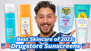 BEST American Drugstore Sunscreens and Best Mineral Sunscreens of 2023 [upl. by Ellirehs]