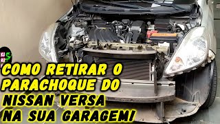 Como retirar o parachoque do Nissan Versa [upl. by Lise]