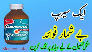 syrup gaviscon advance uses dose and disadvantages in urduhindibest medicine for stomach [upl. by Kary376]