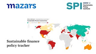 The Sustainable Finance Policy Tracker [upl. by Ocsisnarf917]