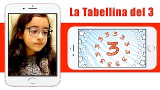 La tabellina del 3  tabellina del tre  canzoni per bambini  Sofia Del Baldo [upl. by Neryt937]