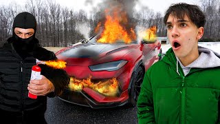 Stranger DESTROYED Our Lamborghini [upl. by Yrtneg822]