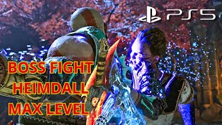 KRATOS VS HEIMDALL DIFICULTAD DAME GOD OF WAR [upl. by Herra251]