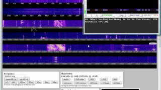 Decoding Morse Code transmission from live radio broadcast [upl. by Sergeant]