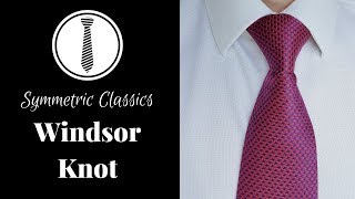 How to tie a tie  Windsor Knot  Step by Step Easy Instruction [upl. by Haissem419]