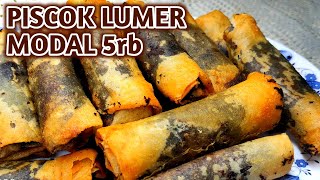 Cara Membuat Piscok pisang coklat Lumer Kulit Lumpia  ide jualan makanan 1000an [upl. by Jarek]