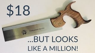 700 Beautiful Dovetail Saw from 18 Gents Saw  Hand Tool Woodworking [upl. by Aizat723]