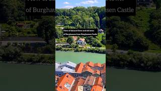 Salzach River view from Burghausen Castle 🏰 [upl. by Ellinet]