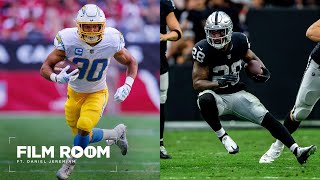 Austin Ekeler vs Josh Jacobs  LA Chargers [upl. by Anaeerb513]