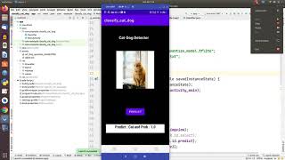 cat dog classification android app [upl. by Celestine]