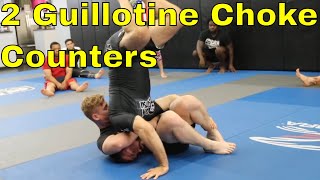 BJJ Guillotine Choke Escape and Defense from Full Guard amp with Takedowns [upl. by Torbert754]