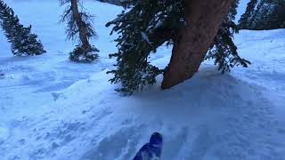 Wild Irishman Cliffs Keystone Cliff Skiing Full Send [upl. by Anilram687]