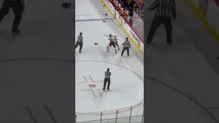 Scott Laughton vs Ryan Donato Fight nhl hockey flyers [upl. by Atival526]