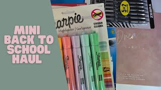 MINI BACK TO SCHOOL HAUL  DOLLARAMA AND WALMART [upl. by Koren]