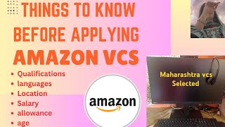 Things know before applying AMAZON VCS amazonian workfromhome amazonworkfromhomejobs [upl. by Evers]