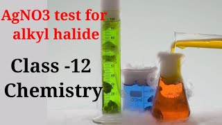 Agno3 test for alkyl halide  silver nitrate test for alkyl halides [upl. by Doley835]