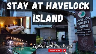 Stay at Havelock Island  Room tour Vlog  Havelock Country Homes  Andaman [upl. by Brentt]