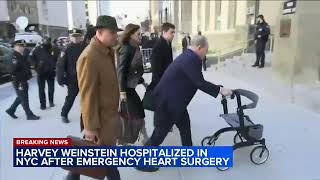 Harvey Weinstein rushed to hospital for emergency surgery sources [upl. by Meehar533]